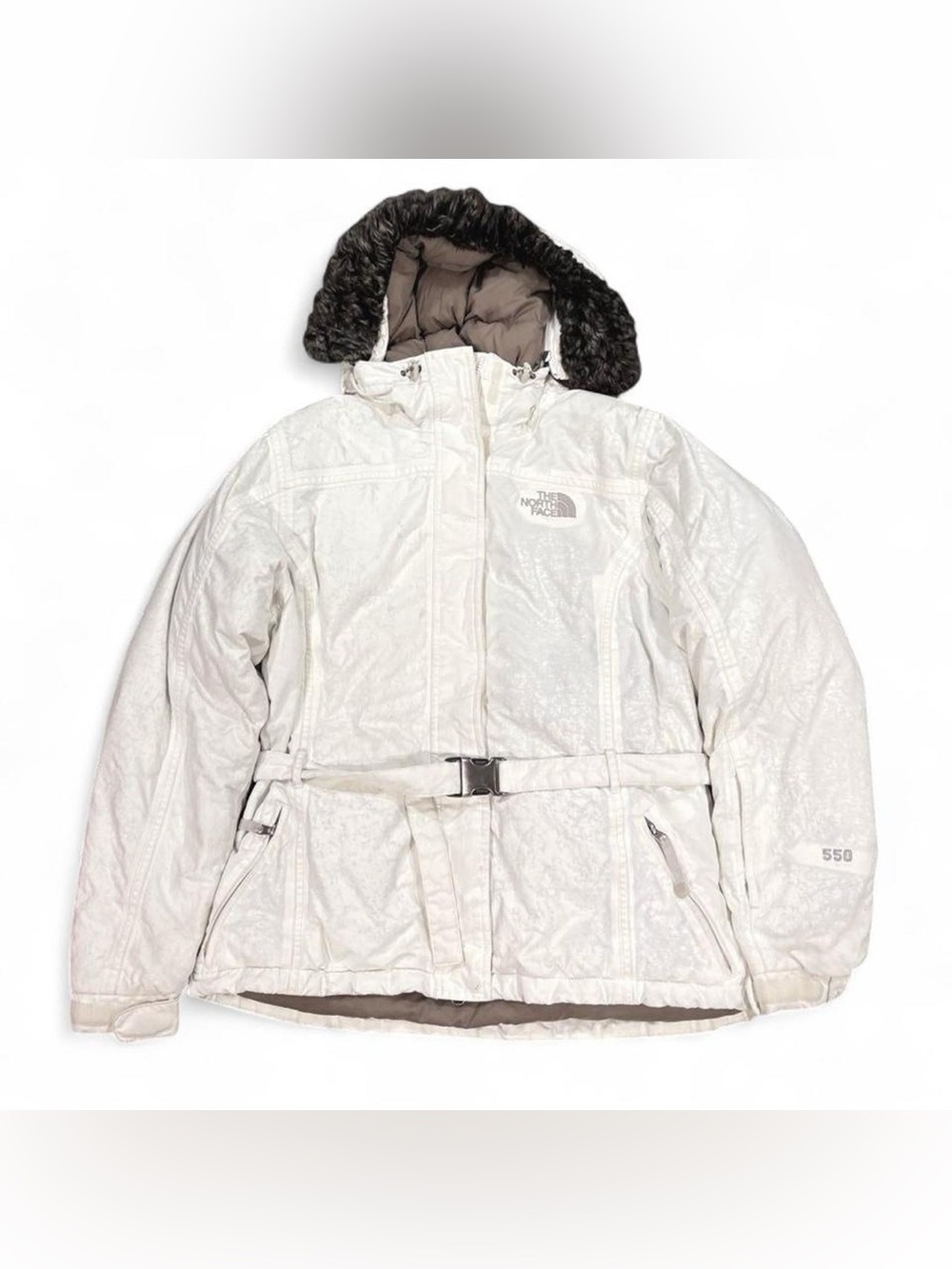 Vintage 2006 The North Face Greenland Gotham belted parka jacket